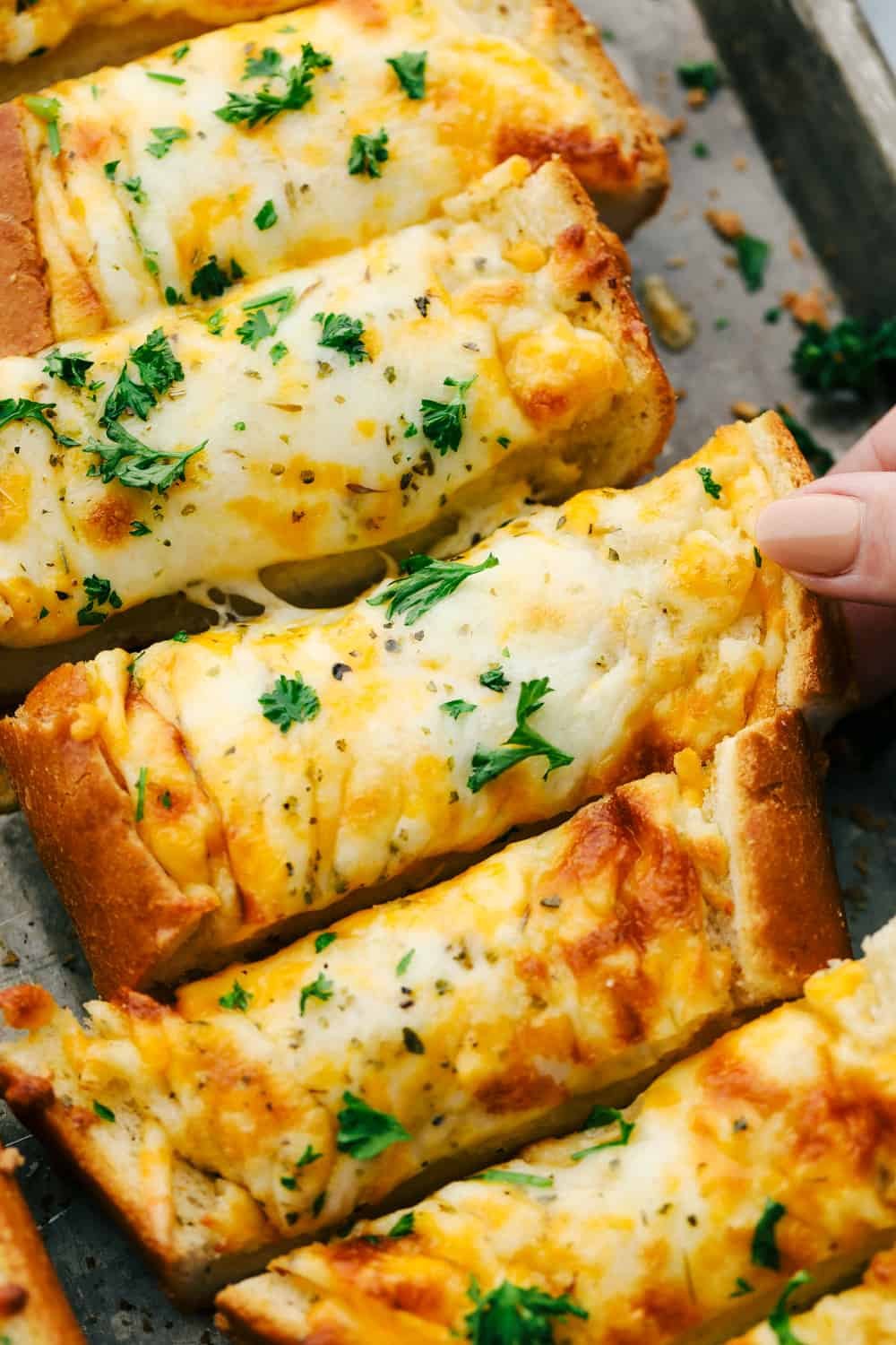 Creamy Cheese Garlic Bread FF