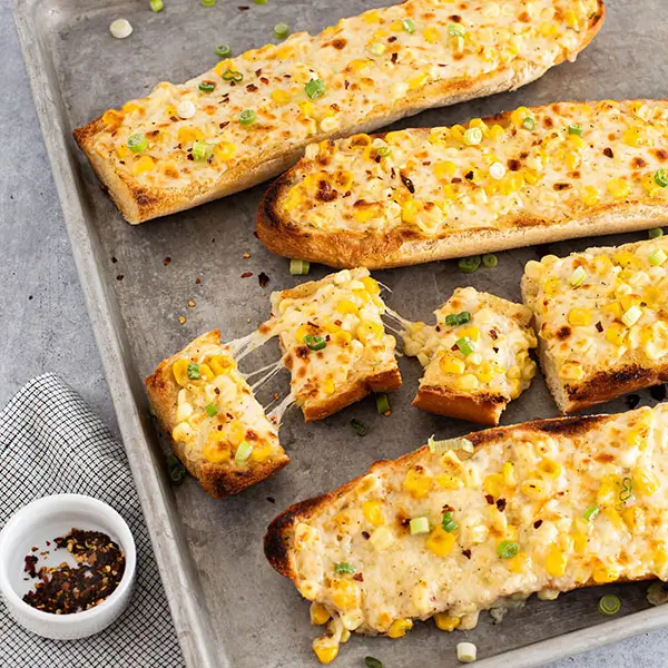 Cheese Corn Garlic Bread FF