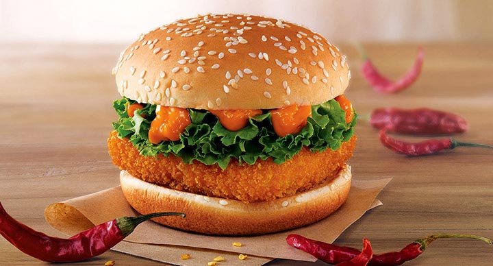 Paneer Spicy Burger FF