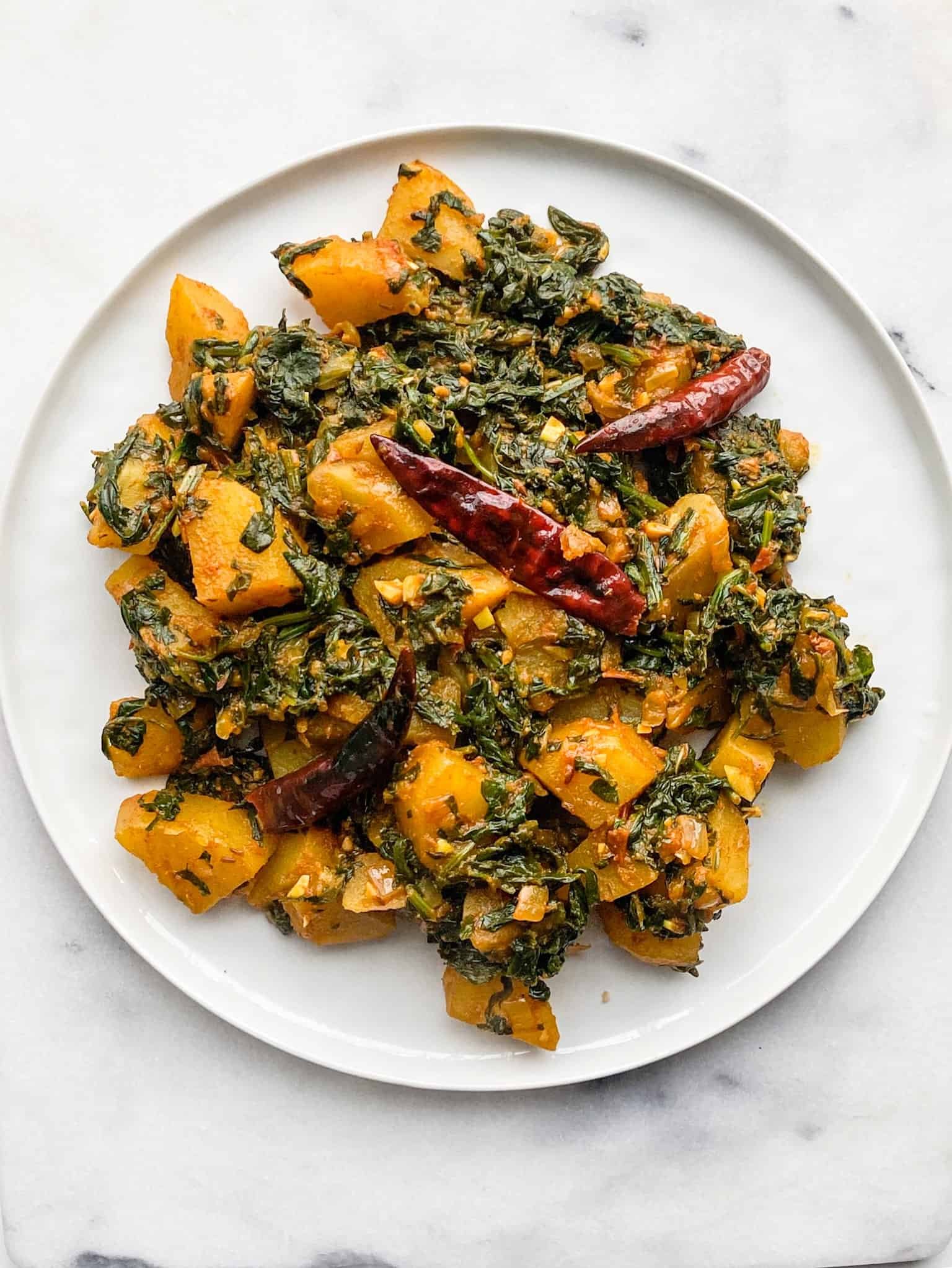 Aloo Palak MD