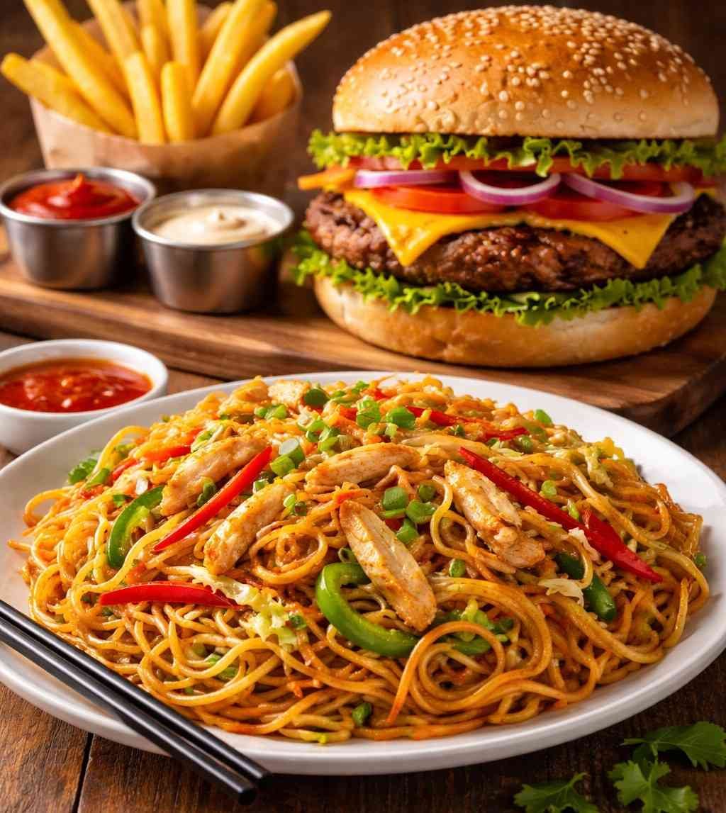 chowmein & Burger
