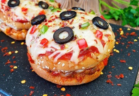 Pizza Topping Burger DF