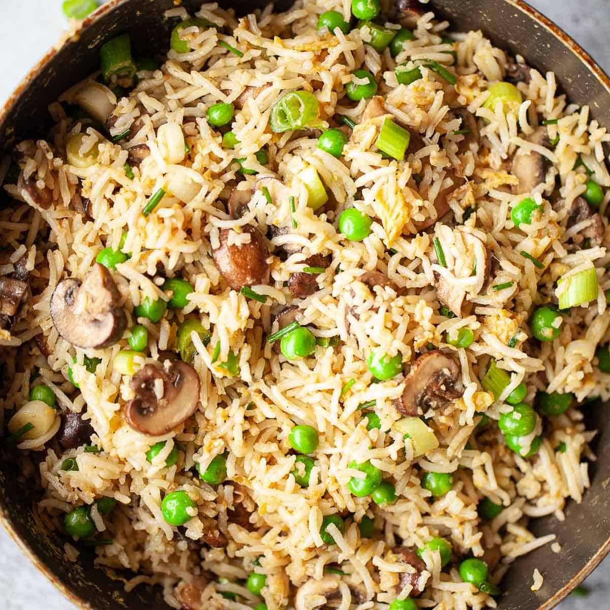 Mushroom Fried Rice DF