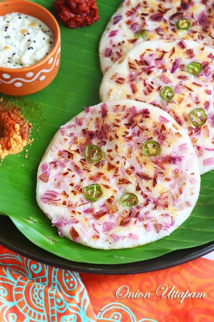 FB Onion Uttapam - प्याज उत्तपम 