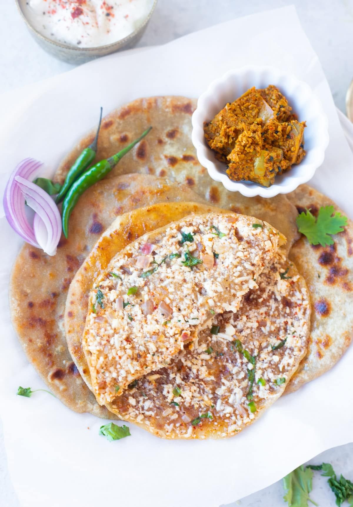Paneer Paratha AS